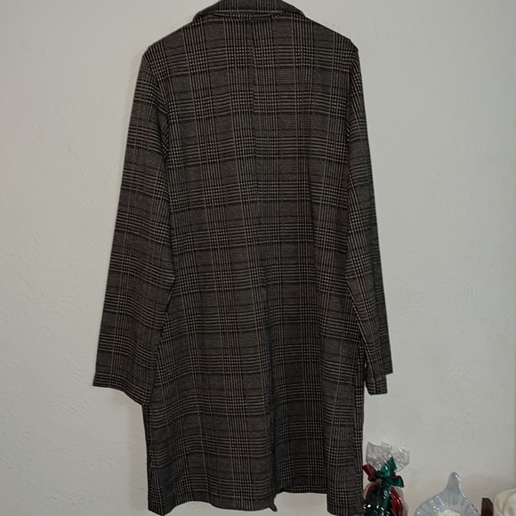 Philosophy Plaid Long Blazer Jacket nwt - Picture 6 of 8